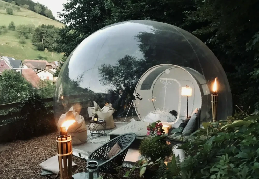 inflatable bubble tent transparent