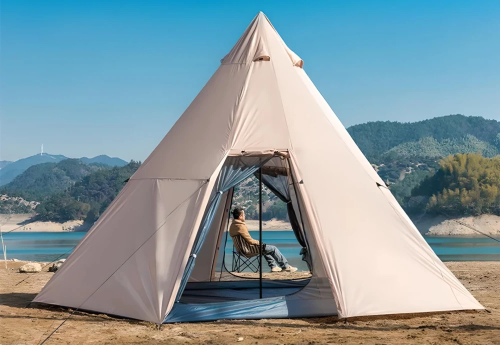 luxe pyramid tent